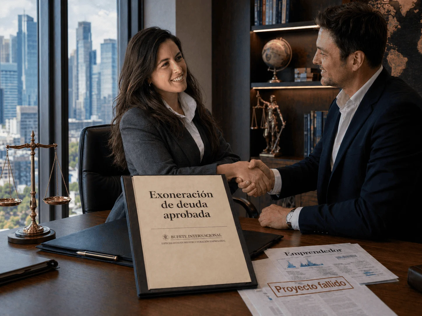 Un avocat de RRYP Global rencontre un entrepreneur dans le cadre d'une affaire de redressement de dette réussie suite à l'échec d'un projet commercial.